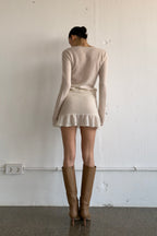 Mia Mini Skirt Ecru