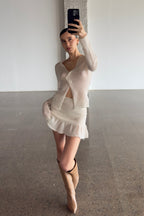 Mia Mini Skirt Ecru