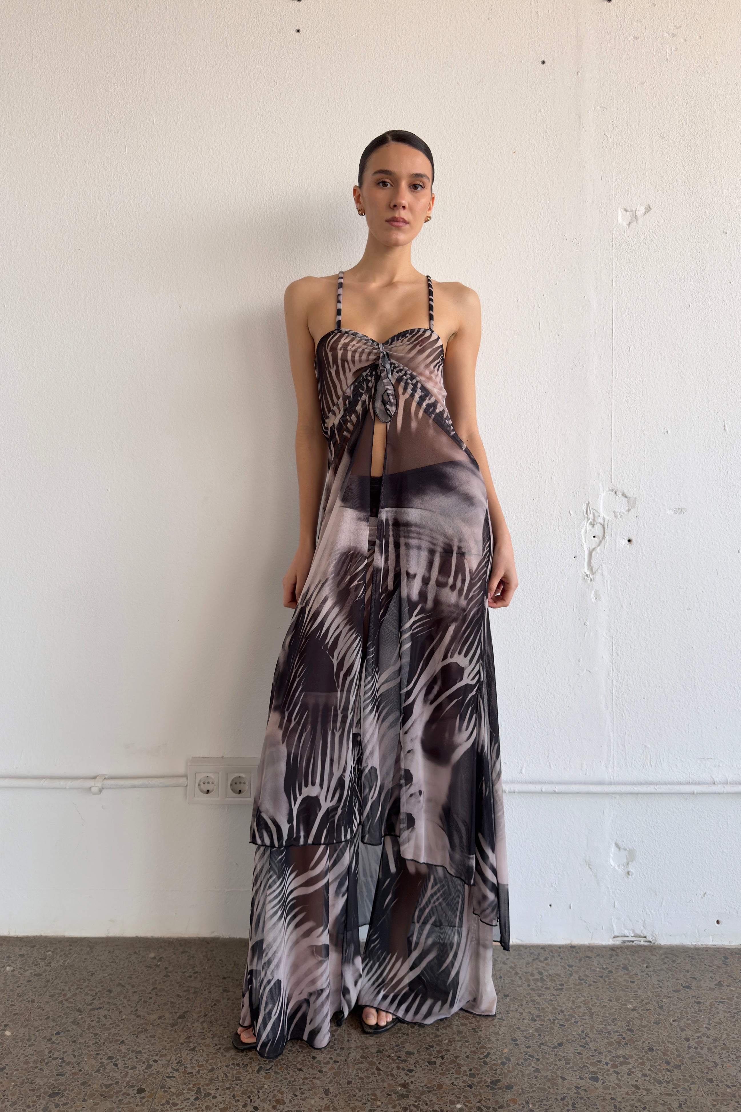 Mesh Maxi Top Night