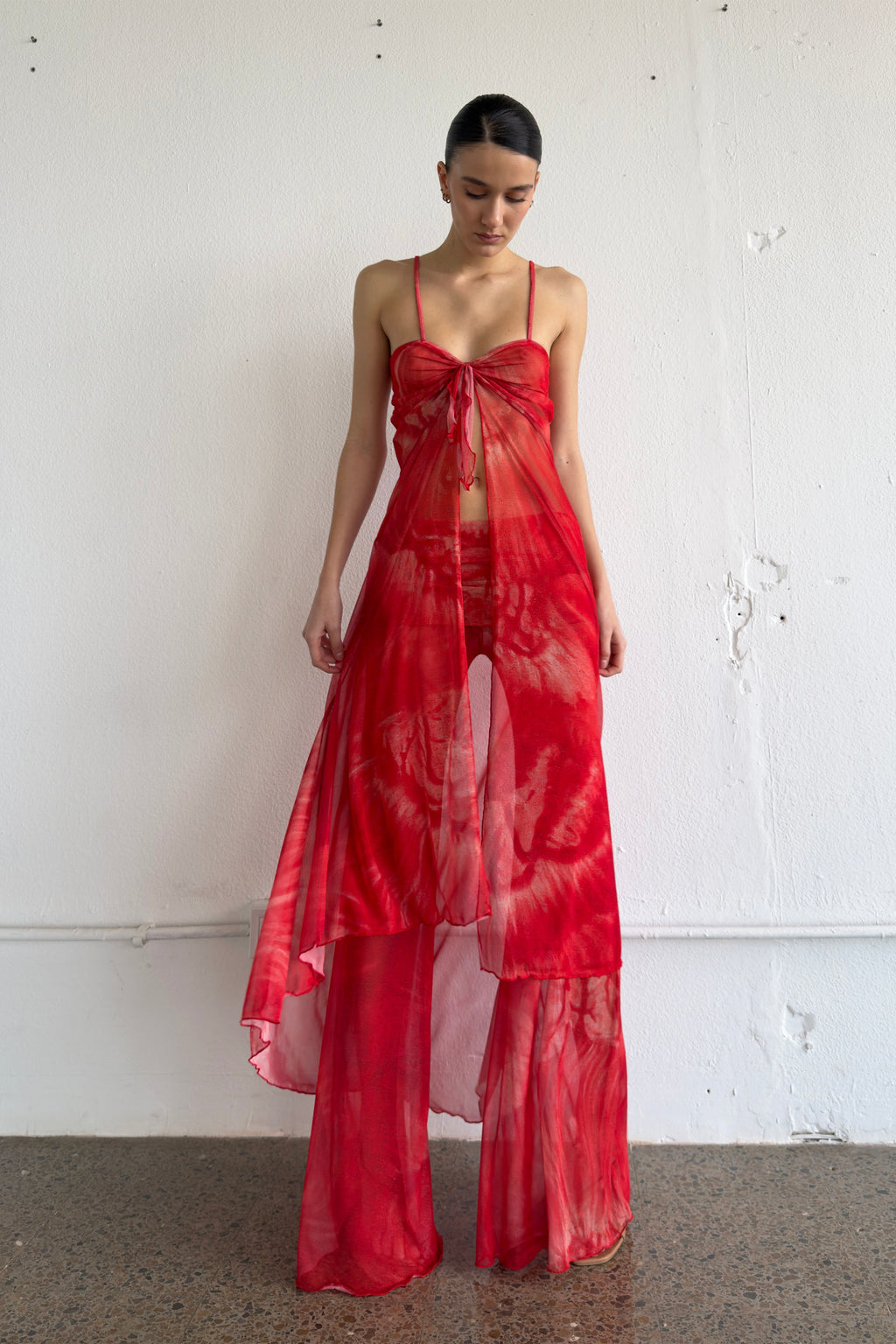 Mesh Maxi Top Fuego