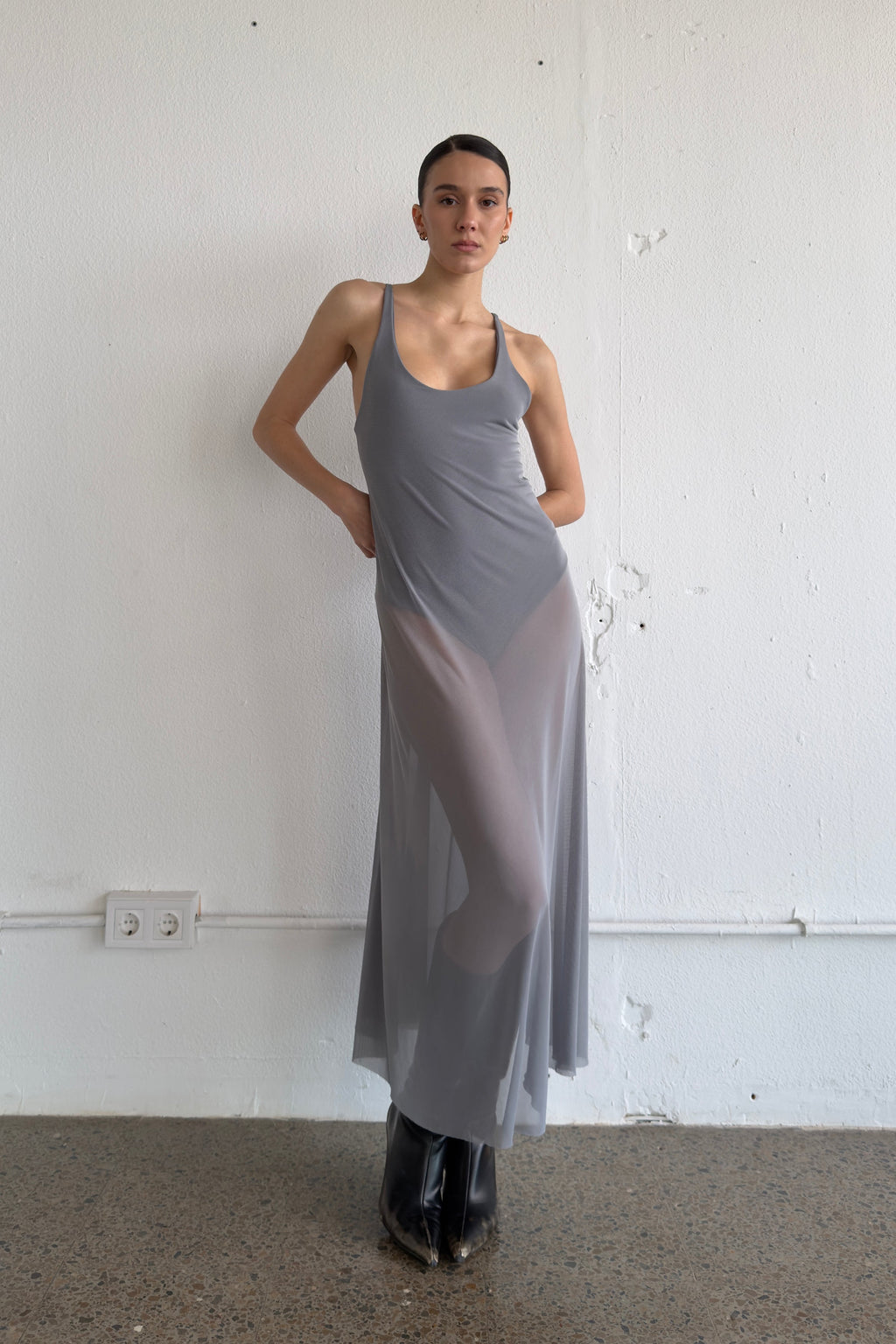 Swan Dress Grey