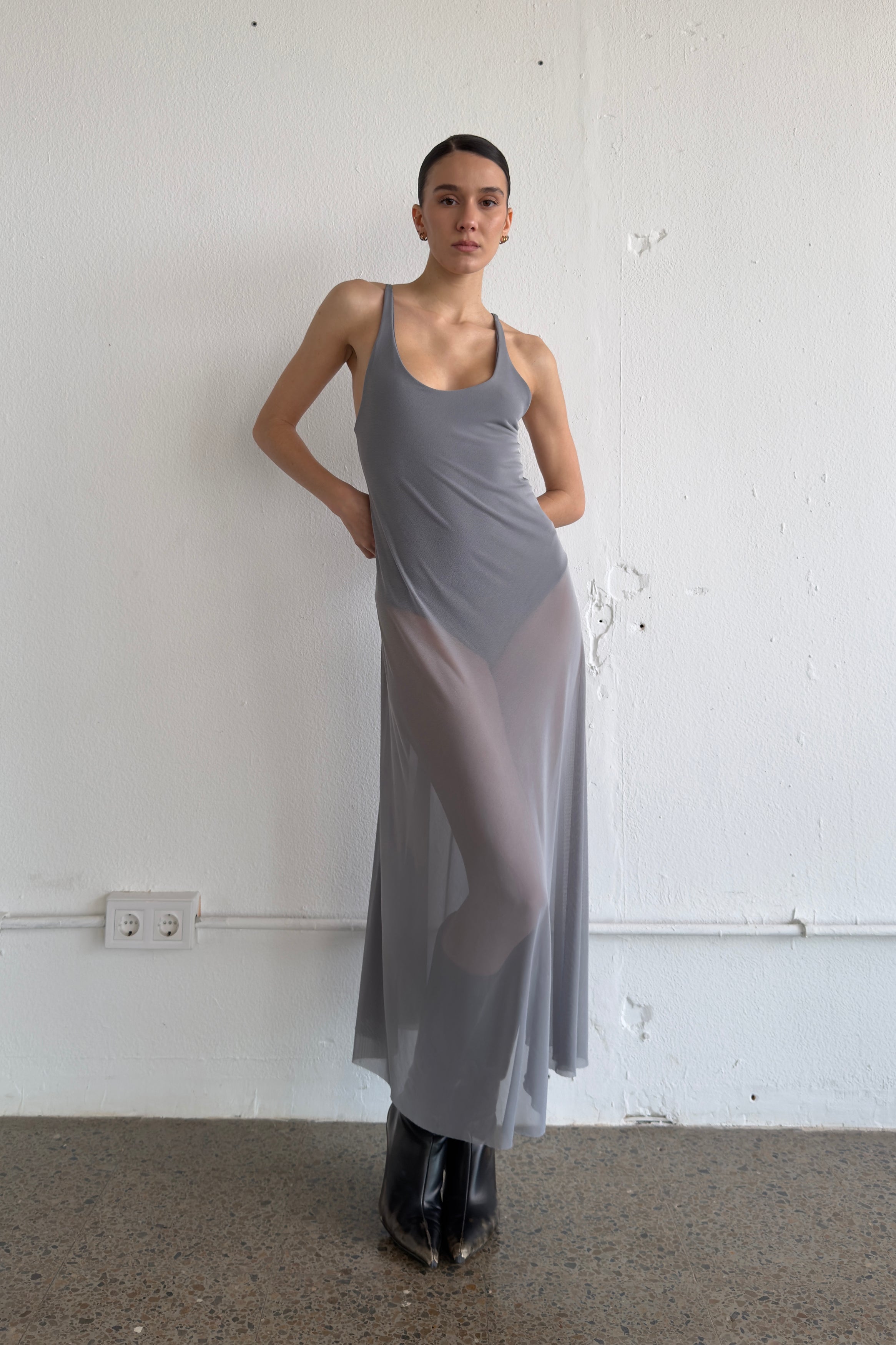 Swan Dress Grey