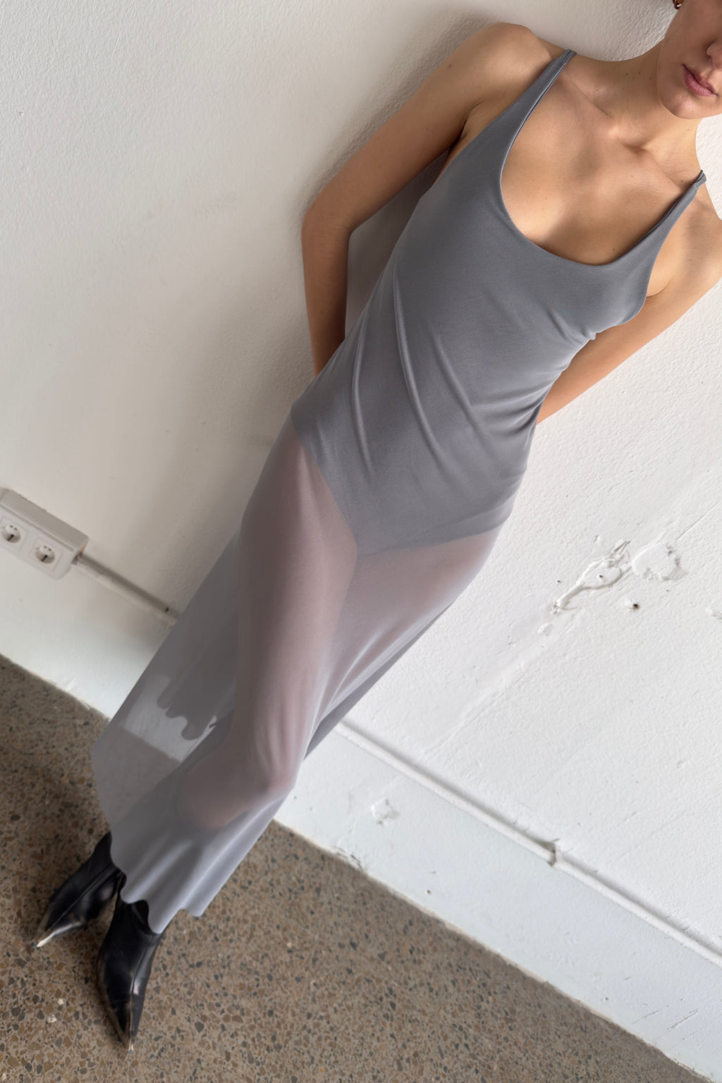 Swan Dress Grey