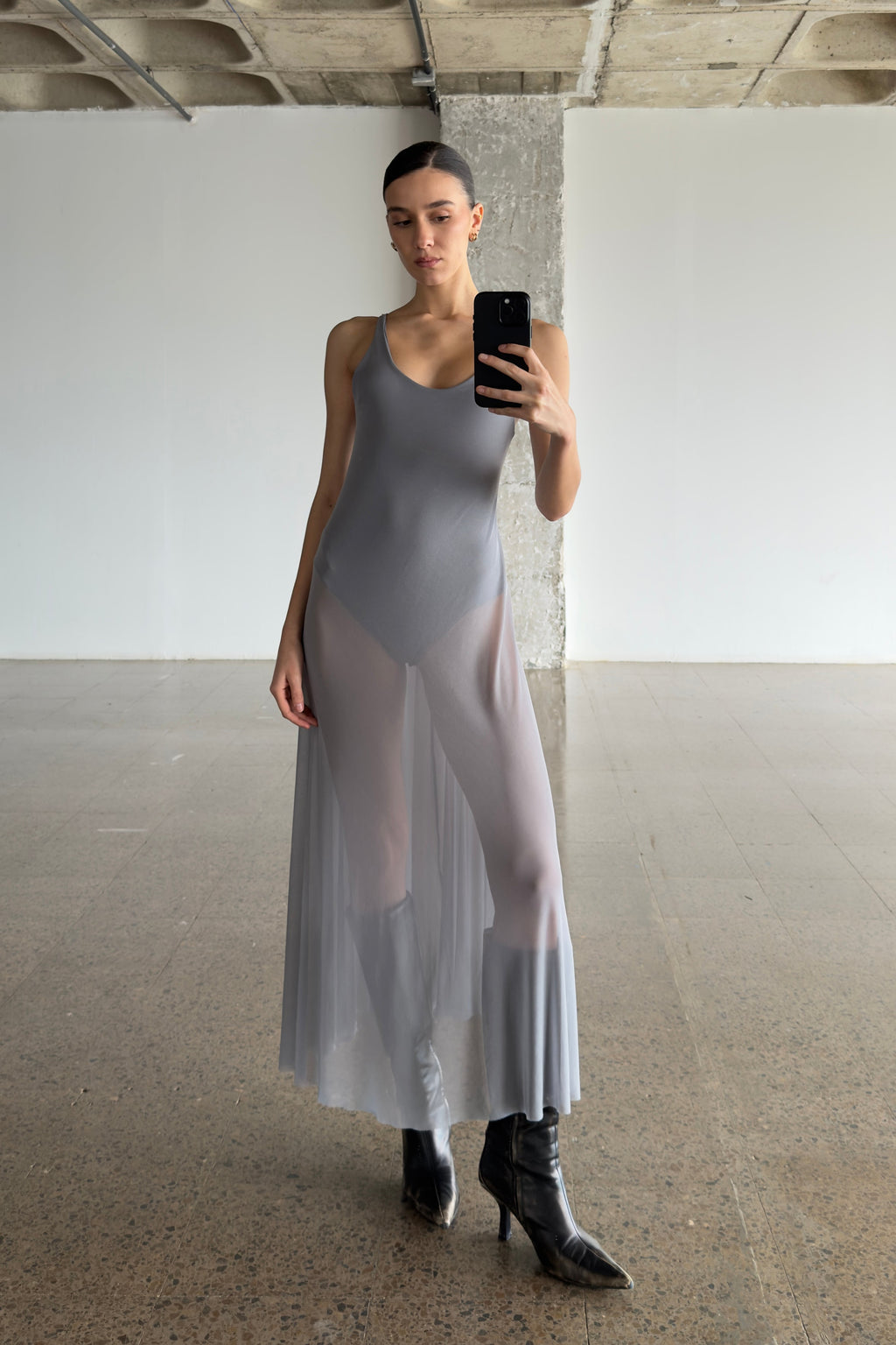 Swan Dress Grey
