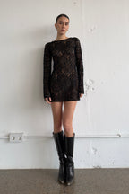 Mini Garden Dress Noir