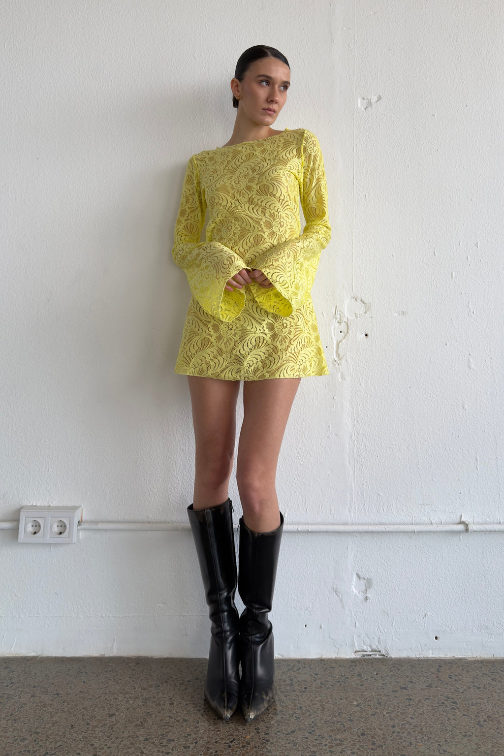 Mini Garden Dress Yellow