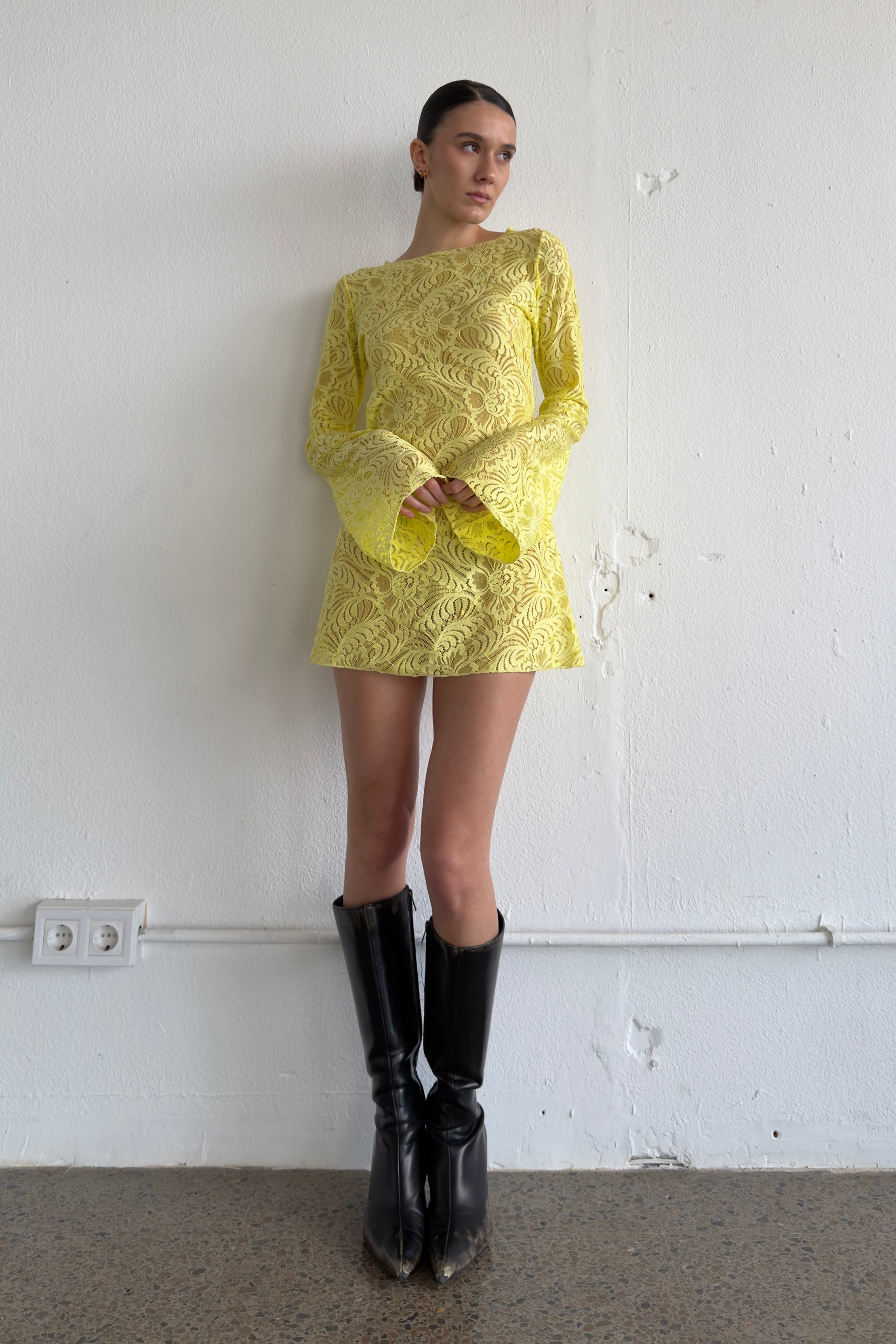 Mini Garden Dress Yellow