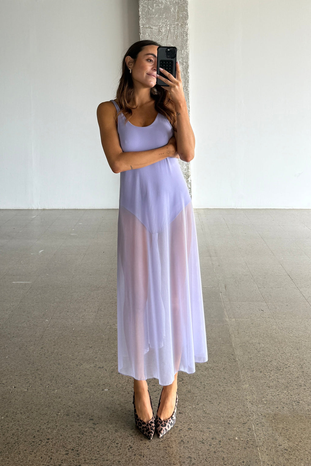 Swan Dress Lilac