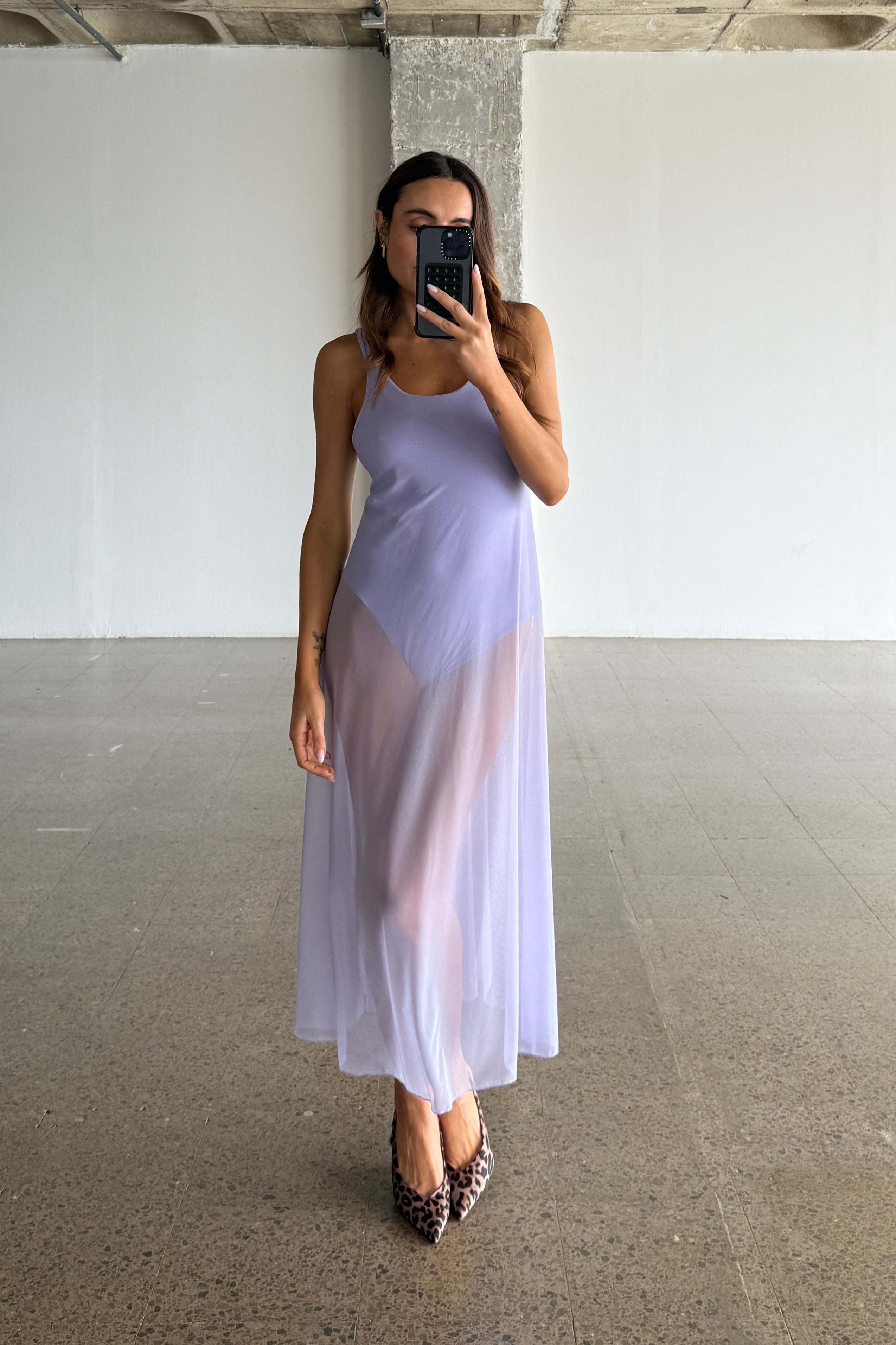 Swan Dress Lilac