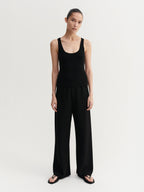 Indy Rib Top Black