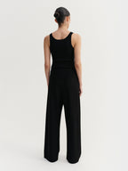 Indy Rib Top Black
