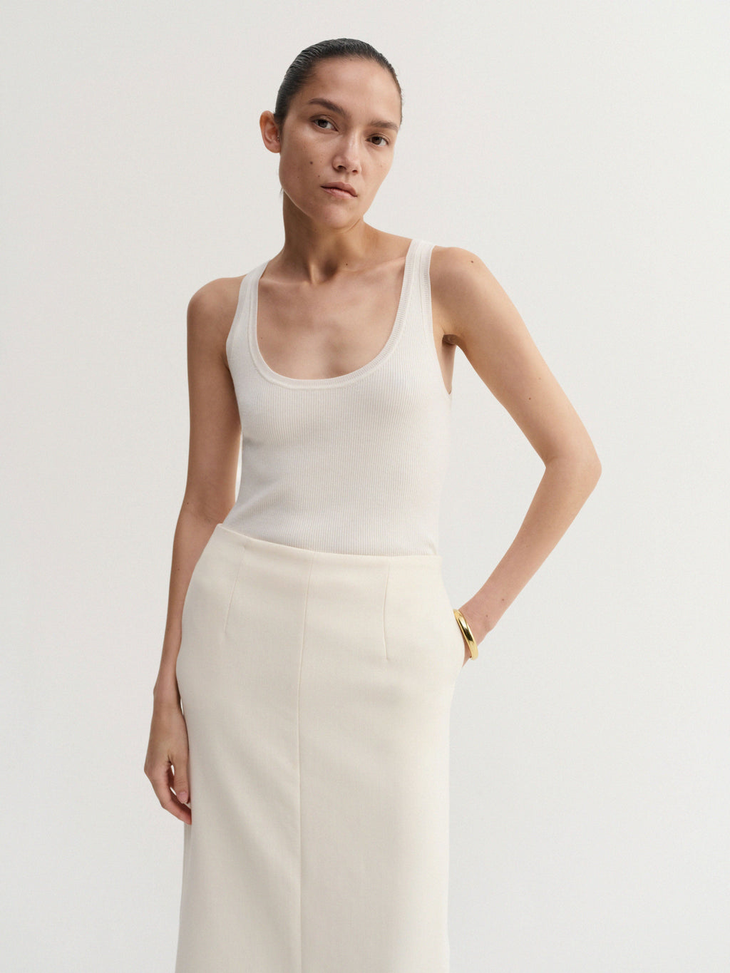 Indy Rib Top Cream