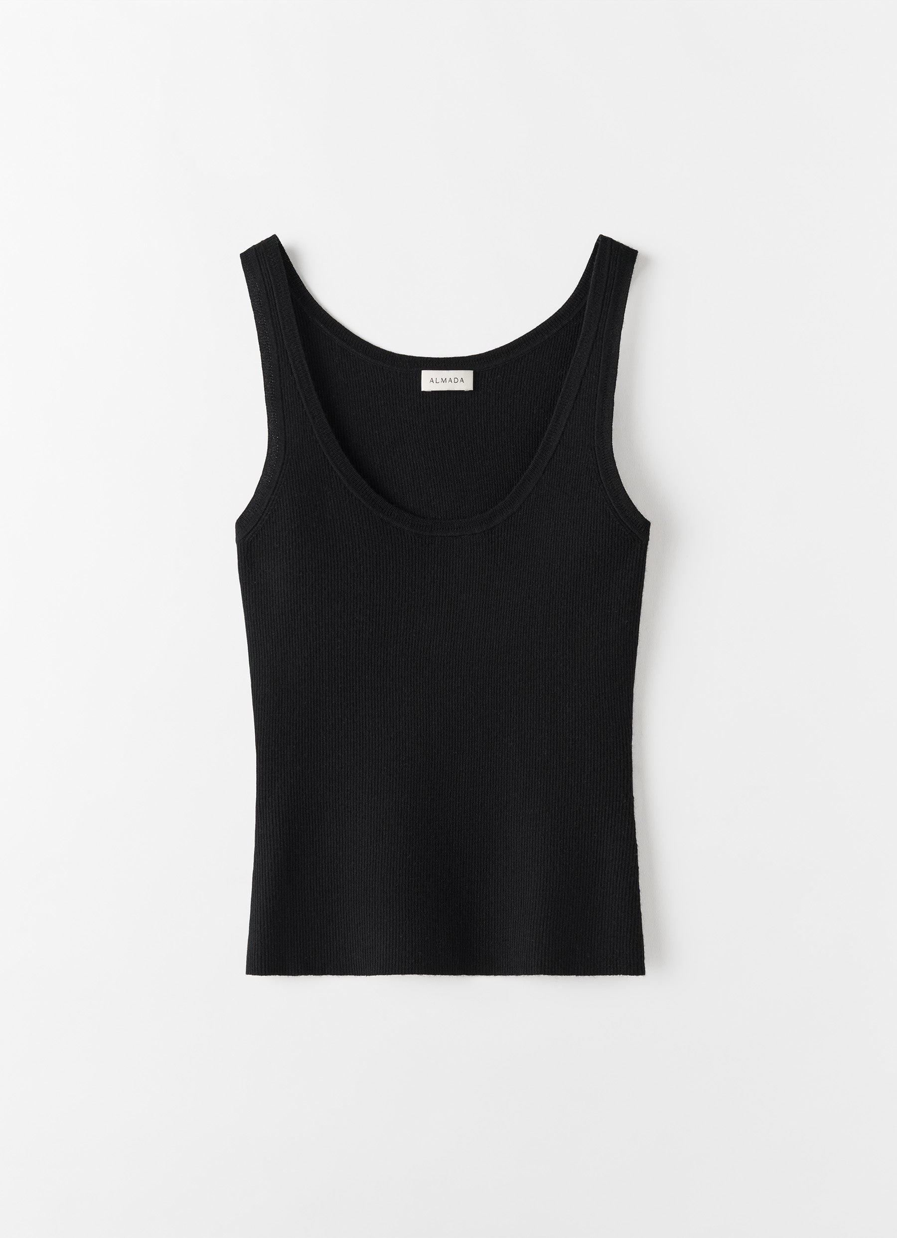 Indy Rib Top Black