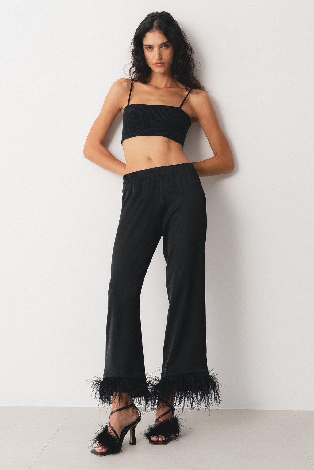 Bob Feather Trousers Black