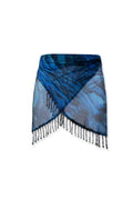 Isla Beaded Pareo Aquamarine