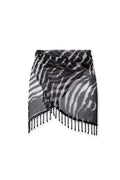 Isla Beaded Pareo Zebra