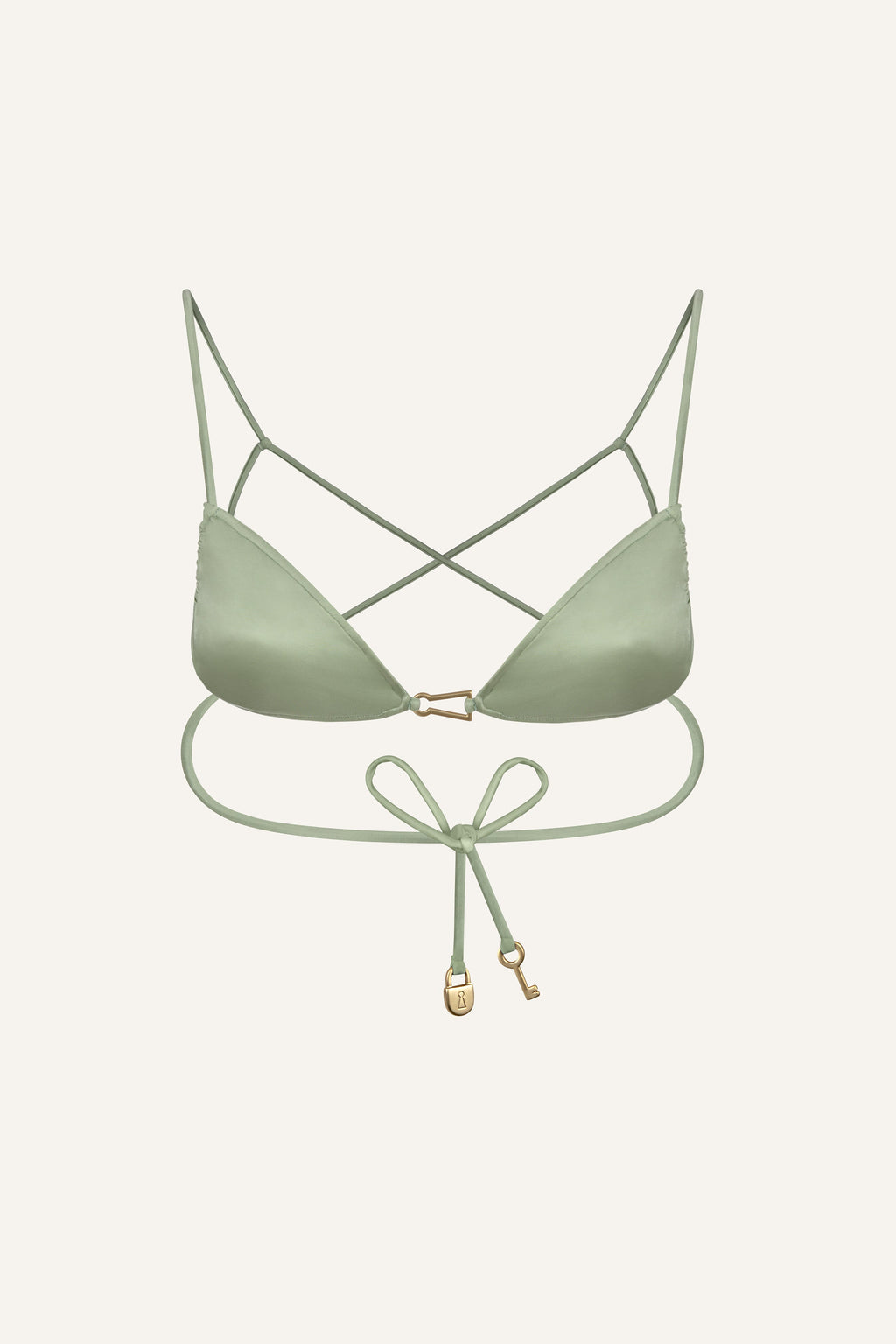 India Bikini Top Sage