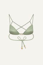 India Bikini Top Sage