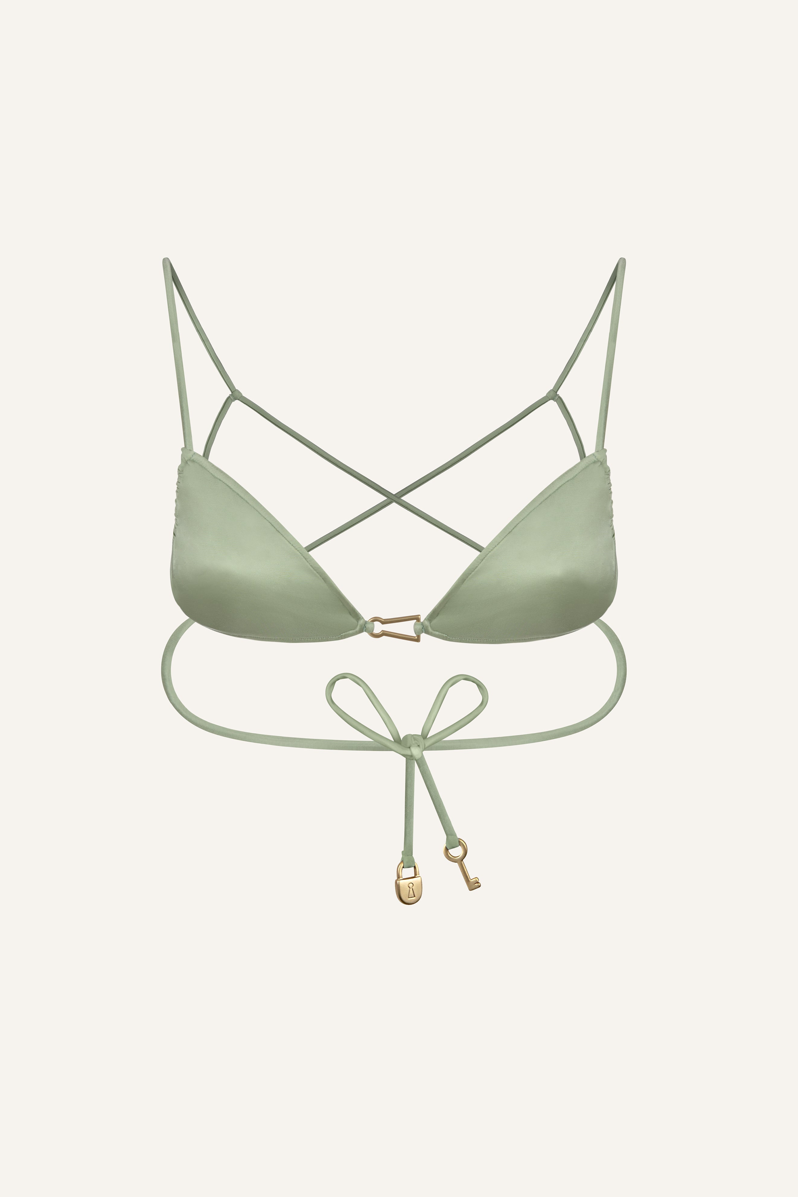 India Bikini Top Sage