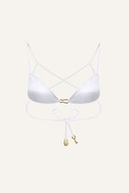 India Bikini Top White