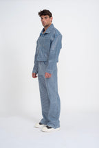 Jeremiah Blue Rhinestone Denim Jacket