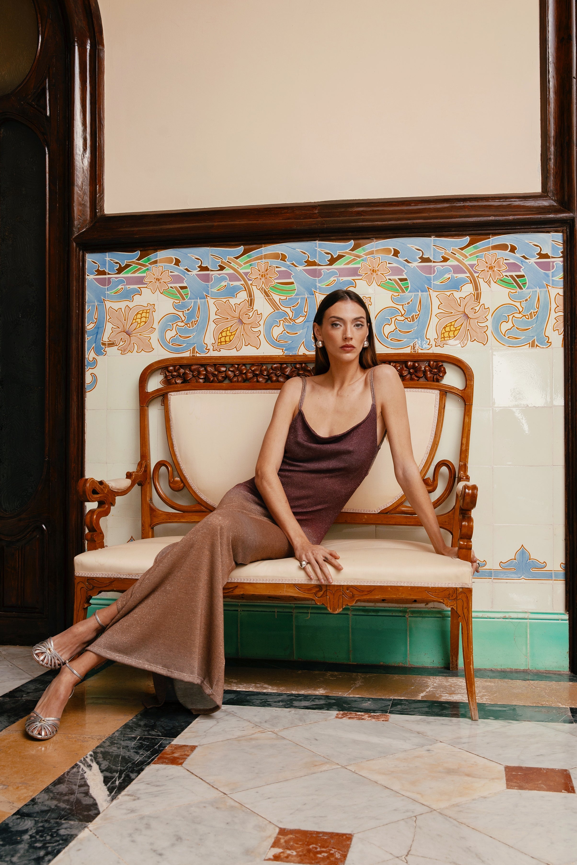Liberty Dress Terracotta