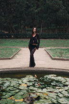 Lace Trousers Noir