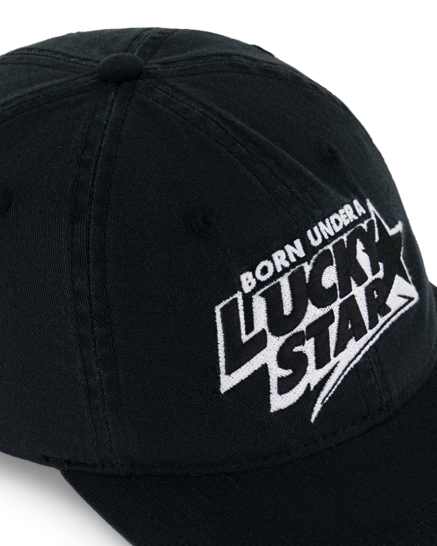 Lucky Star Cap Black Faded