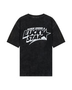Lucky Star Tshirt Black Faded