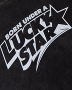 Lucky Star Tshirt Black Faded