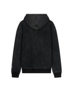 Lucky Star Zip Hoodie Black Faded