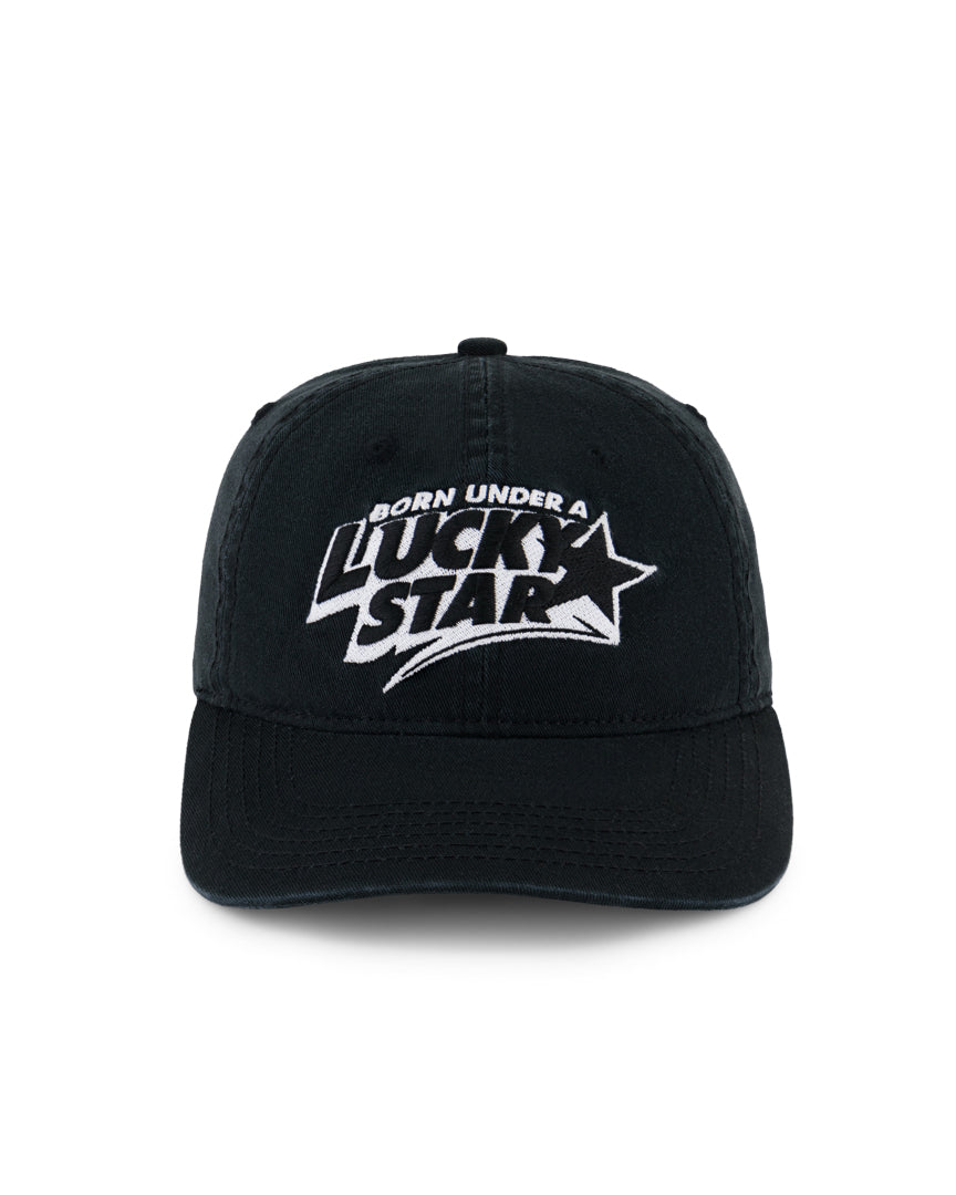 Lucky Star Cap Black Faded