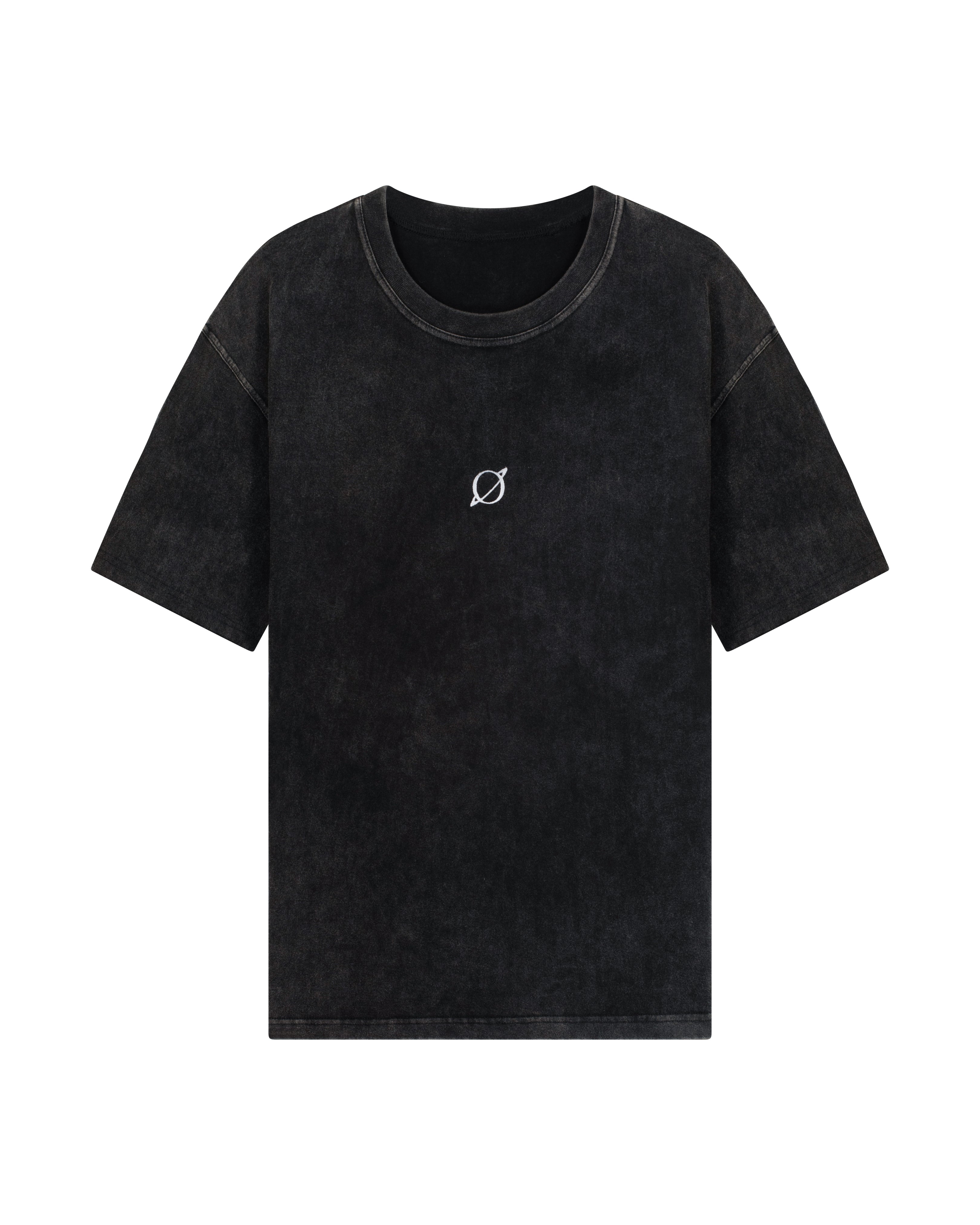 Lucky Star Tshirt Black Faded