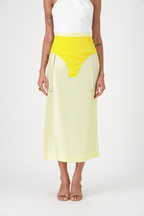 Lenna Culotte Skirt Silk