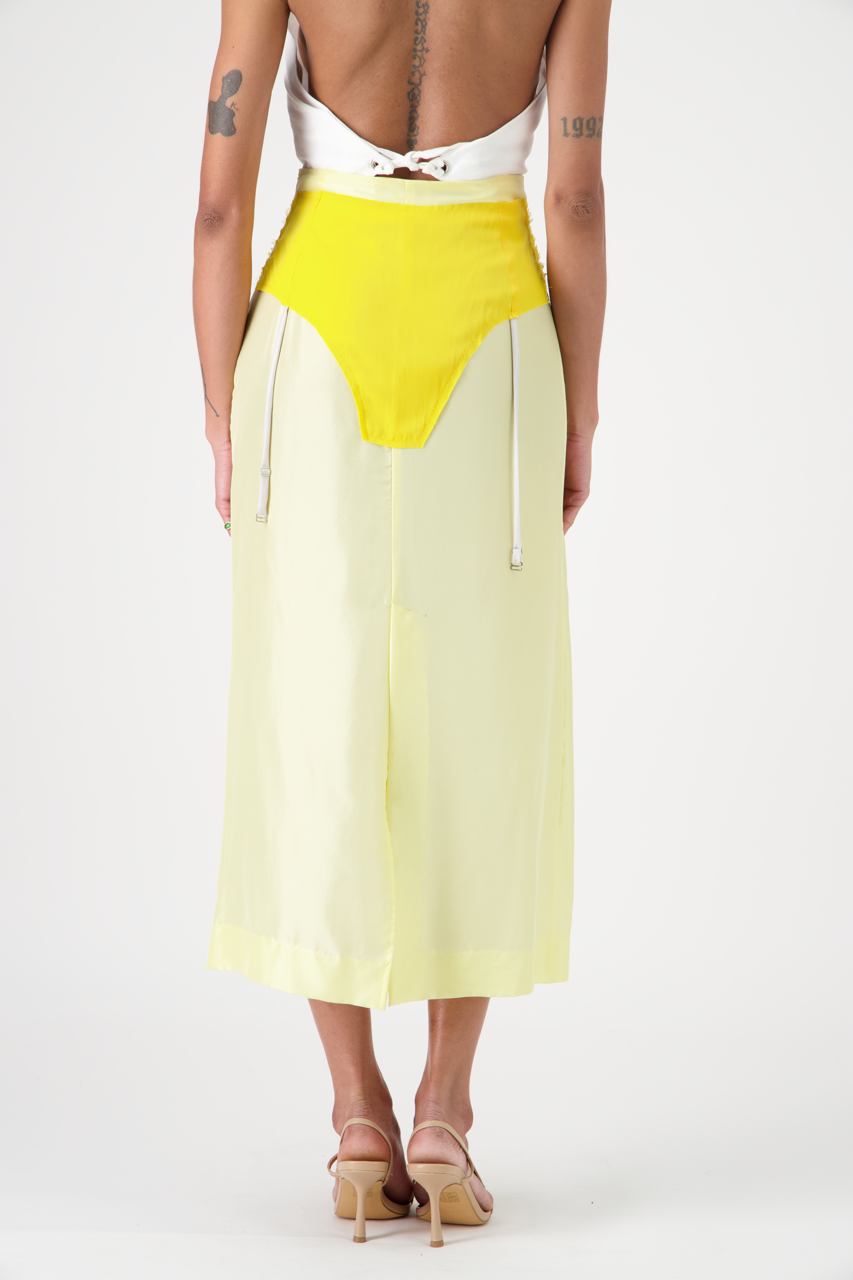 Lenna Culotte Skirt Silk