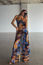 Mesh Maxi Top Safari