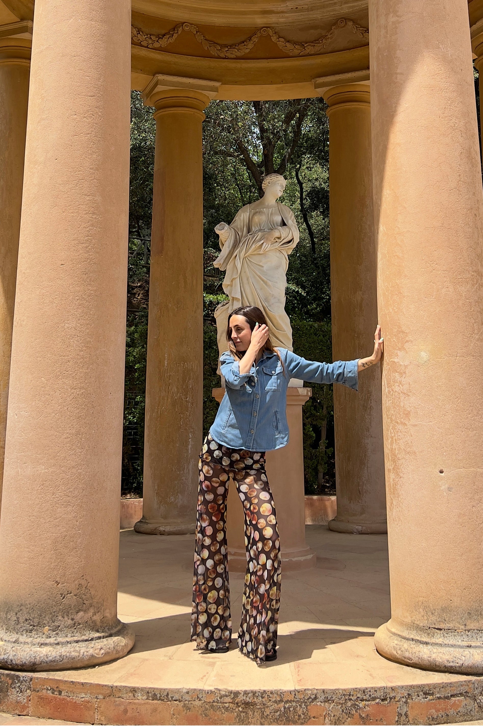 Mesh Trousers Moon