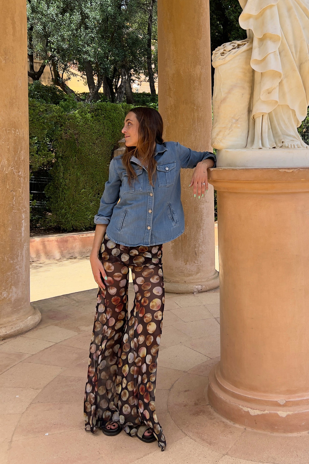 Mesh Trousers Moon