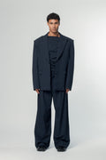 Jayme Blazer Navy Pinstripe