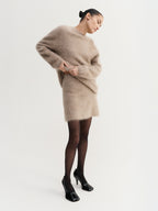 Mimi Brushed Skirt Nougat