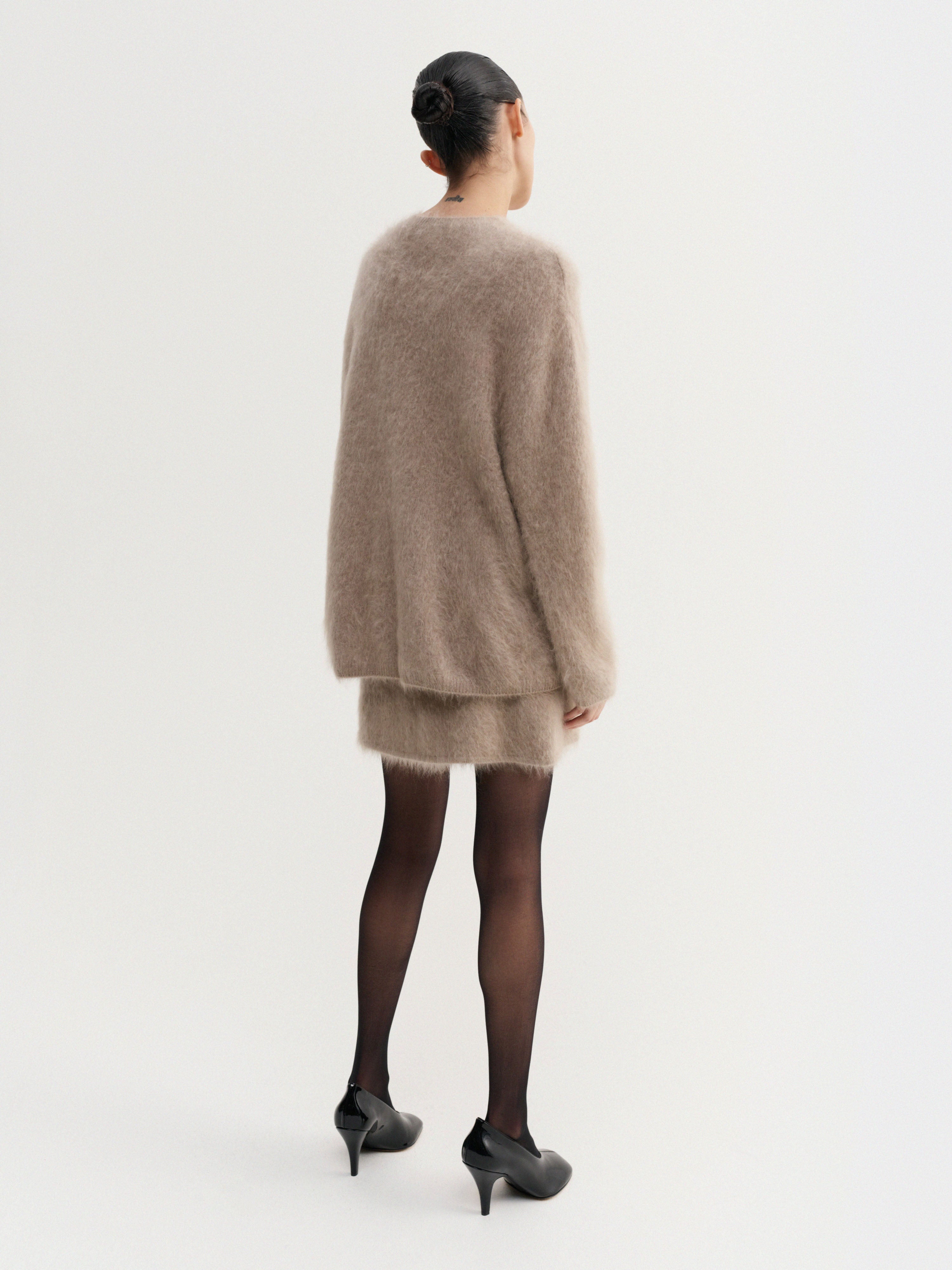 Mimi Brushed Skirt Nougat