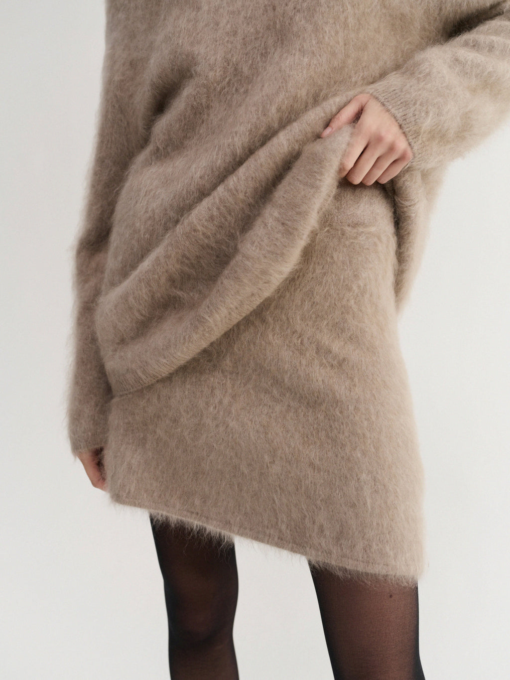 Mimi Brushed Skirt Nougat