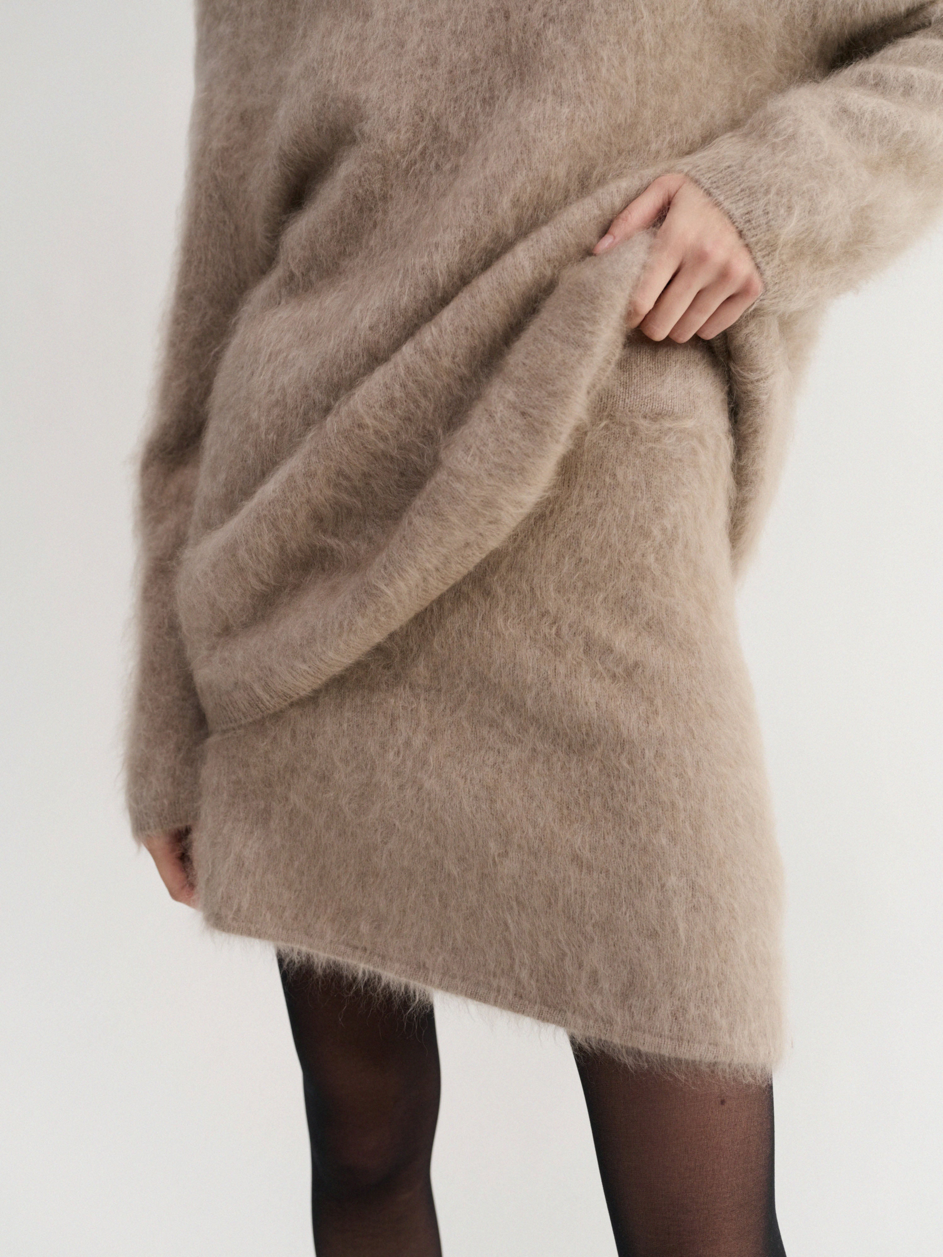 Mimi Brushed Skirt Nougat