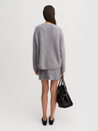 Mimi Brushed Skirt Grey