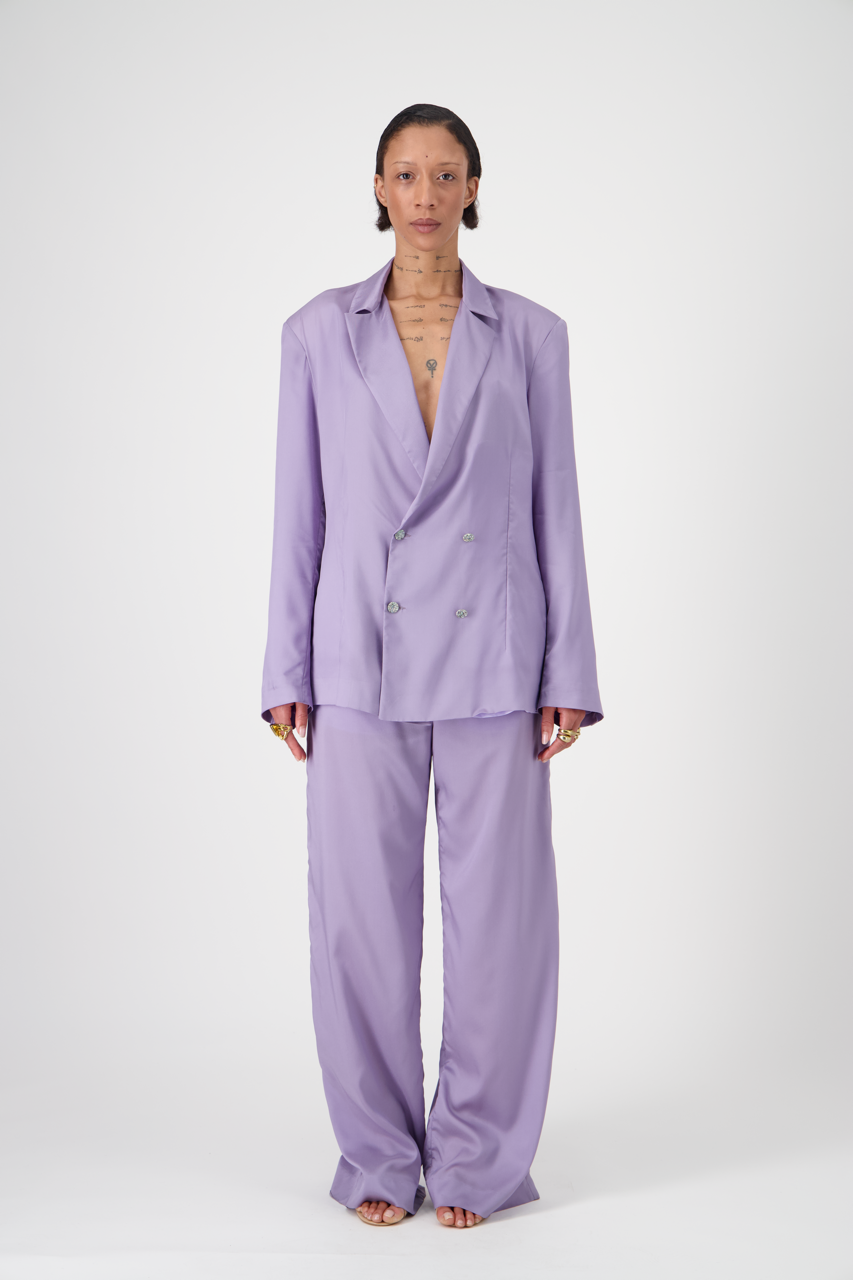 Marguerite Blazer Fluid Twill