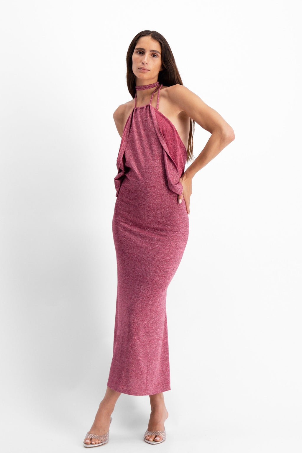 Knit Dress Pink