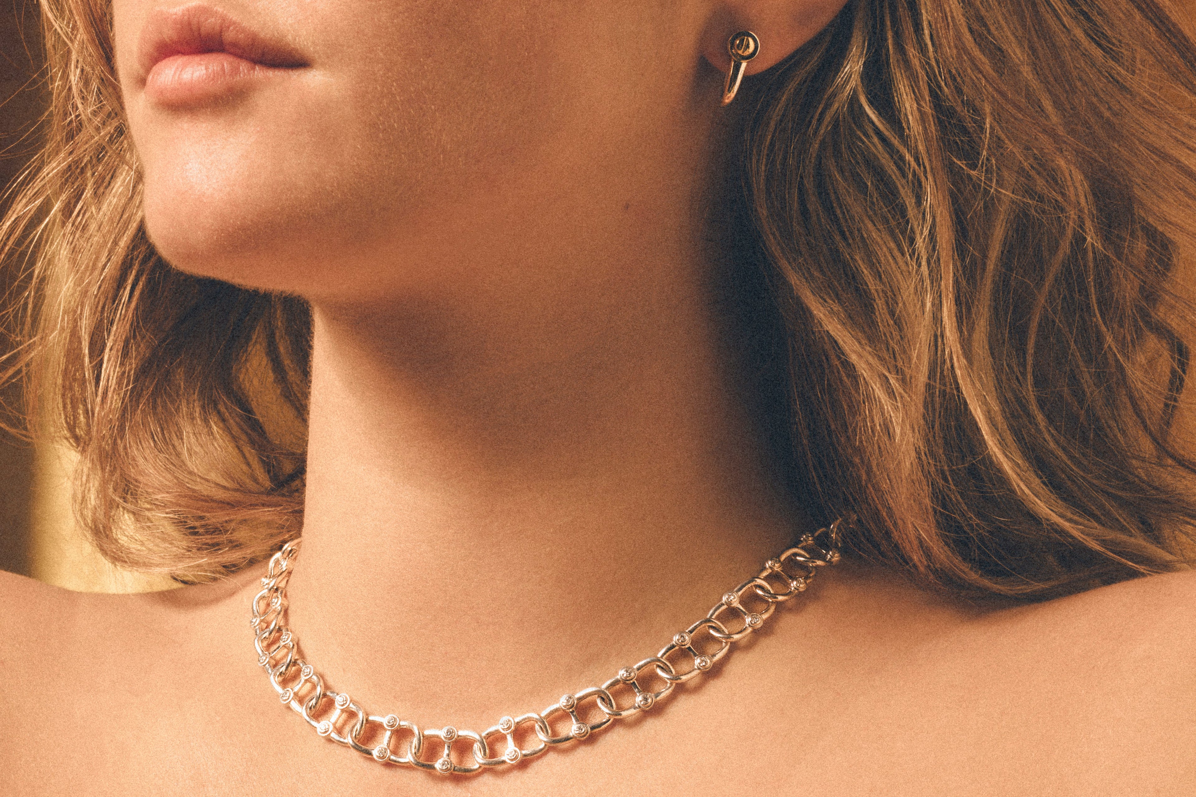 Collier L'etrier "Chukker" Argent