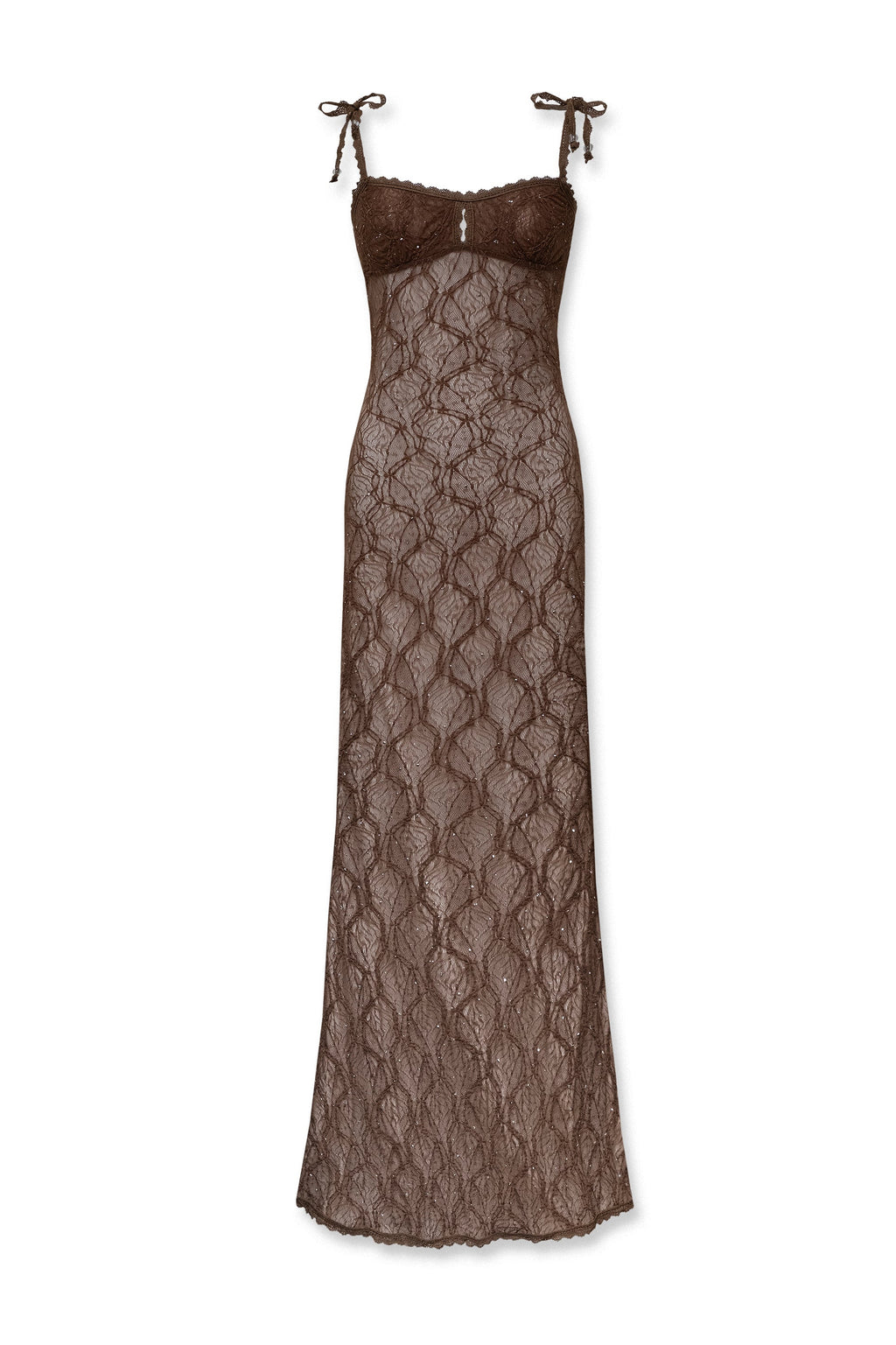 Penélope Maxi Dress Brown