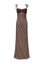 Penélope Maxi Dress Brown