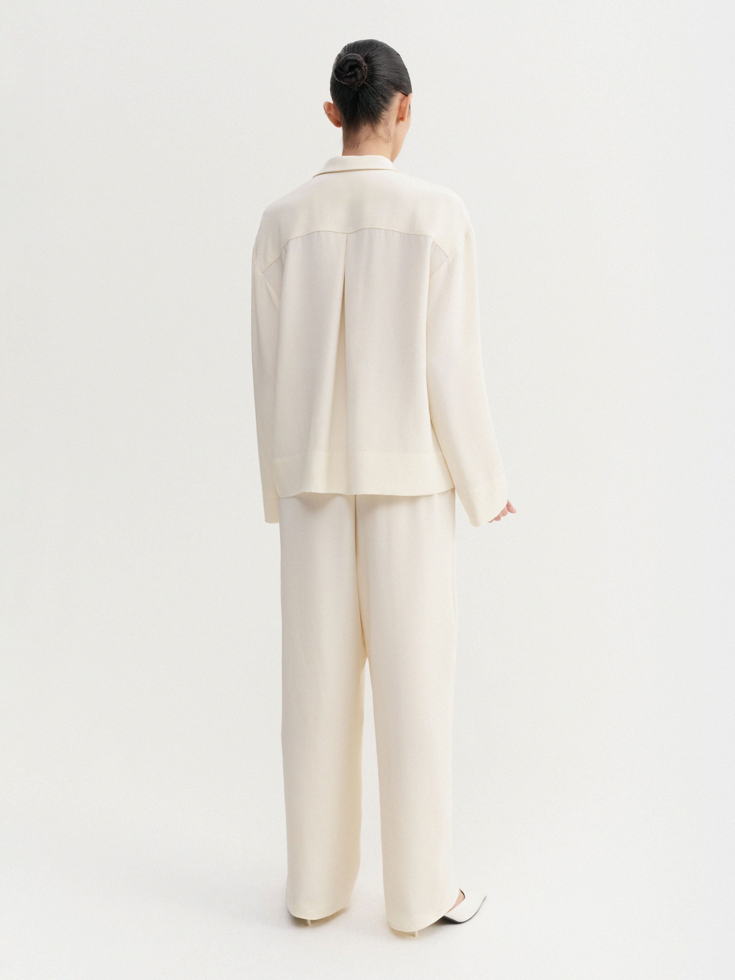 Philine Silk Pants Vanilla